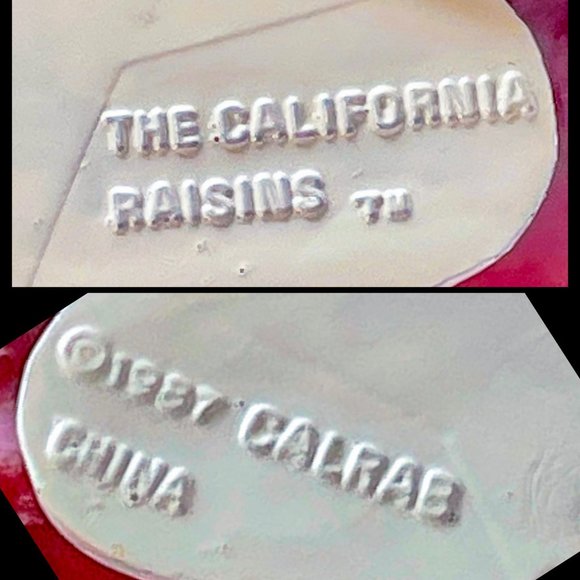 ▪️VTG▪️THE CALIFORNIA RAISINS▪️1980's Lot of 7 Different Collectible Figures - Picture 9 of 9